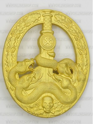 Replica of Anti-Partisan Guerrilla Warfare Badge ( Bandenkampfabzeichen) in Gold (WWII German Badges) for Sale (by ww2onlineshop.com)