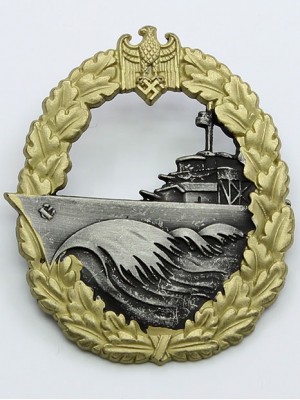 Replica of Destroyer War Badge (Zerstörerkriegsabzeichen) (WWII German Badges) for Sale (by ww2onlineshop.com)