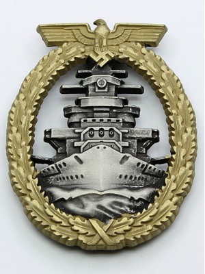 Replica of High Seas Fleet Badge (Das Flottenkriegsabzeichen) (WWII German Badges) for Sale (by ww2onlineshop.com)