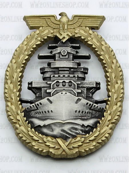 Replica for Fleet Sale High Badge Flottenkriegsabzeichen) (Das of Seas