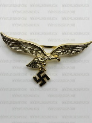 Replica of Luftwaffe  Breast Eagle in Gold (WWII German Badges) for Sale (by ww2onlineshop.com)