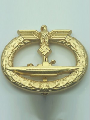 Replica of U-boat War Badge (U-Boots-Kriegsabzeichen) (WWII German Badges) for Sale (by ww2onlineshop.com)