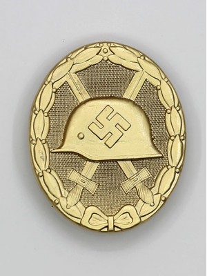 Replica of Wound Badge (German: Verwundetenabzeichen) in Gold (WWII German Badges) for Sale (by ww2onlineshop.com)