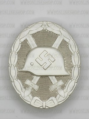Replica of Wound Badge (German: Verwundetenabzeichen) in Silver (WWII German Badges) for Sale (by ww2onlineshop.com)