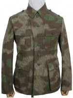 WWII German Army Marsh Sumpfsmuster 44 with Splinter Color Camouflage M41 Field Tunic