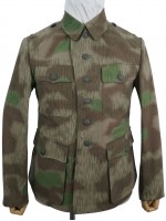WWII German Army Marsh Sumpfsmuster 44 with Splinter Color Camouflage M42 Field Tunic