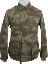 WWII German Army Marsh Sumpfsmuster 44 with Splinter Color Camouflage M43 Field Tunic