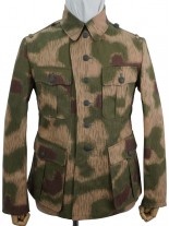 WWII German Army Marsh Sumpfsmuster 44 Camouflage M41 Field Tunic