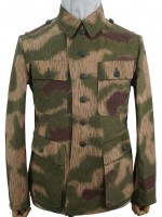 WWII German Army Marsh Sumpfsmuster 44 Camouflage M43 Field Tunic