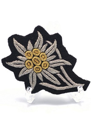 Replica of Gebirgsjager Officer’s M43 Cap Edelweiss (Cap Badges) for Sale (by ww2onlineshop.com)