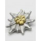 Gebirgsjager Officer’s Metal Cap Edelweiss