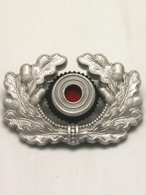 Replica of Heer Cap Wreath & Cockade in Silver (Cap Badges) for Sale (by ww2onlineshop.com)