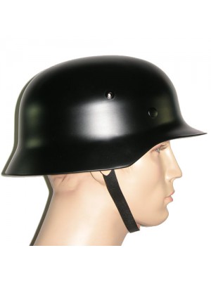 Replica of WW2 German M35 Steel Helmet in Black (Helmets) for Sale (by ww2onlineshop.com)