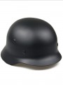 Replica of WW2 German M35 Steel Helmet in Black (Helmets) for Sale (by ww2onlineshop.com)