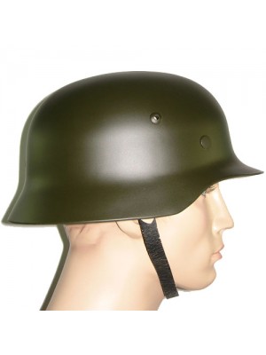 Replica of WW2 German M35 Steel Helmet in Dark Green (Helmets) for Sale (by ww2onlineshop.com)