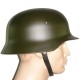 WW2 German M35 Steel Helmet in Dark Green