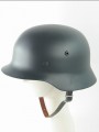 Replica of WW2 German M35 Steel Helmet in Field Grey (Helmets) for Sale (by ww2onlineshop.com)