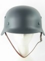 Replica of WW2 German M35 Steel Helmet in Field Grey (Helmets) for Sale (by ww2onlineshop.com)