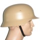 WW2 German M35 Steel Helmet in Sand Yellow