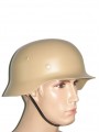 Replica of WW2 German M35 Steel Helmet in Sand Yellow (Helmets) for Sale (by ww2onlineshop.com)