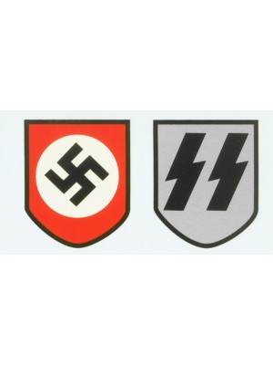 Replica of WW2 German Waffen S.S. Helmet Decals (Helmets) for Sale (by ww2onlineshop.com)