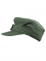 Replica of German Wehrmacht/SS M43 Green wool Field Cap(Einheitsmütze) (Caps) for Sale (by ww2onlineshop.com)