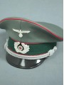 Replica of German WWII Heer Artillery Officer Visor Cap (Caps) for Sale (by ww2onlineshop.com)