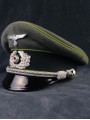 Replica of Heer Panzer Grenadier Officer Peak Visor Cap (Caps) for Sale (by ww2onlineshop.com)
