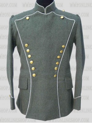 Replica of German WWI Imperial Uhlan Officer Tunic (White Piping) (German WWI Uniforms) for Sale (by ww2onlineshop.com)