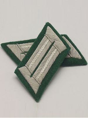 Replica of Heer Officer Collar Tabs(Infantry) (German Collar Tabs) for Sale (by ww2onlineshop.com)