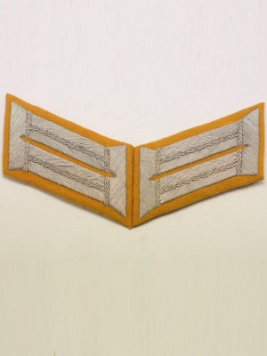 Replica of Heer Officer Waffenrock Collar Tabs(Cavalry) (German Collar Tabs) for Sale (by ww2onlineshop.com)