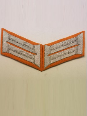 Replica of Heer Officer Waffenrock Collar Tabs(Gendarmerie) (German Collar Tabs) for Sale (by ww2onlineshop.com)