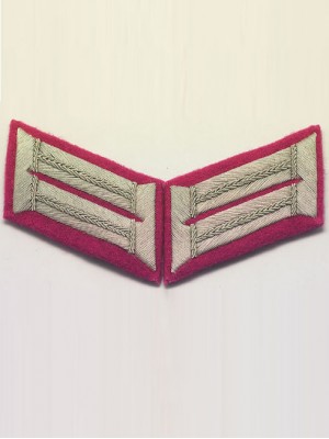 Replica of Heer Officer Waffenrock Collar Tabs(Panzer) (German Collar Tabs) for Sale (by ww2onlineshop.com)