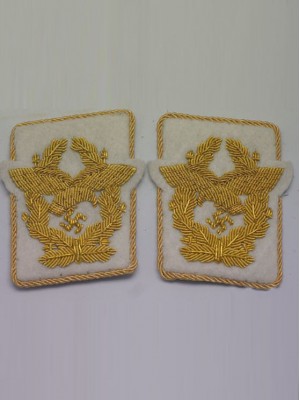 Replica of Luftwaffe Generaloberst Collar Tabs (German Collar Tabs) for Sale (by ww2onlineshop.com)