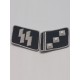 SS 1st Lieutenant (SS-Oberstrumfuhrer) Collar Tabs