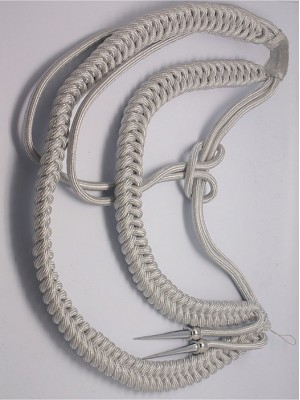 Replica of German Officer s Aiguillette (Silver) (German Aiguillettes) for Sale (by ww2onlineshop.com)