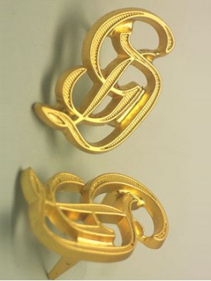 Replica of GD Grossdeutschland Shoulder Board Cyphers in Gold (Shoulder Board Cyphers) for Sale (by ww2onlineshop.com)