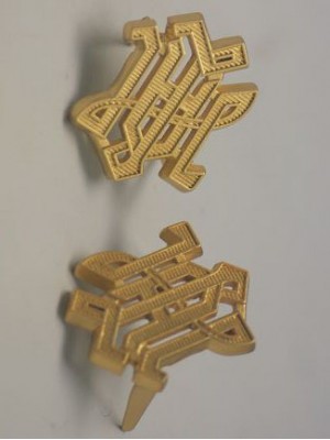 Replica of LAH Leibstandarte Shoulder Board Cyphers in Gold (Shoulder Board Cyphers) for Sale (by ww2onlineshop.com)