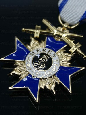Replica of Bavarian Military Merit Order in Gold 3rd Class With Swords (WWI Medals & Awards) for Sale (by ww2onlineshop.com)