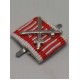Silver Military Merit Medal on the War Ribbon with Swords