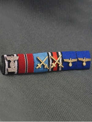 Replica of General Heinrich Eberbach s Ribbon Bar (German Ribbon Bars) for Sale (by ww2onlineshop.com)