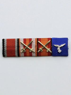 Replica of LW Col. Werner Mölders s Ribbon Bar (German Ribbon Bars) for Sale (by ww2onlineshop.com)