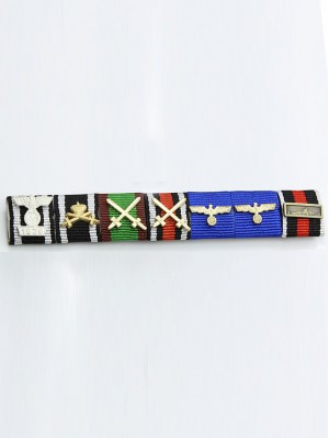 Replica of LW General Kurt Arthur Benno Student s Ribbon Bar (German Ribbon Bars) for Sale (by ww2onlineshop.com)