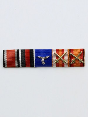 Replica of LW Lt General Adolf Galland s Ribbon Bar (German Ribbon Bars) for Sale (by ww2onlineshop.com)