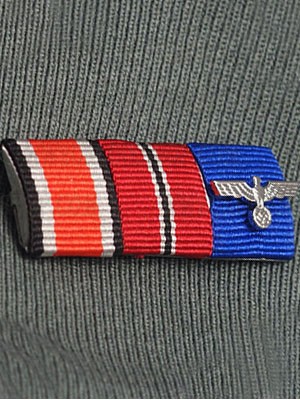 Replica of ​Otto-Ernst Remer s Ribbon Bar (German Ribbon Bars) for Sale (by ww2onlineshop.com)