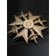 German WWII Spanish Cross in Gold with Swords