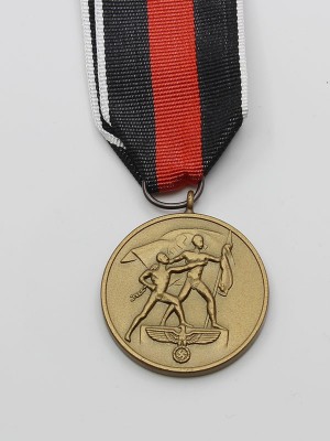 Replica of German WWII The October 1. 1938 Commemorative Medal (WWII German Medals) for Sale (by ww2onlineshop.com)