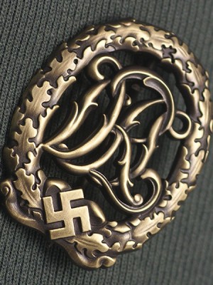 Replica of DRL Sport Badge in Bronze (Party & Sport Badges) for Sale (by ww2onlineshop.com)