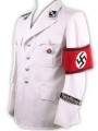 Replica of Allgemeine SS Officers M32 White Tunic(Full Uniform) (German WWII Uniforms) for Sale (by ww2onlineshop.com)