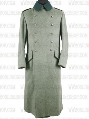 Replica of German  M37 Field-grey Wool Greatcoat (German WWII Uniforms) for Sale (by ww2onlineshop.com)